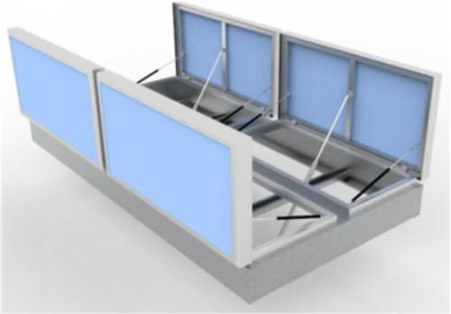 一字形排烟天窗